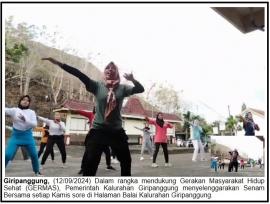 Pemerintah Kalurahan Giripanggung Gelar Senam Bersama Dukung GERMAS 